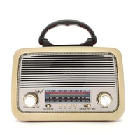 Rádio Retro A3199T: Estilo Vintage com Tecnologia Moderna - Bluetooth, USB, Lanterna e Mais! - imagem 1
