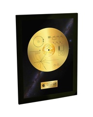 Quadro Decorativo Carl Sagan Voyager - A4 com Design Espacial em Alta Definição - imagem 1