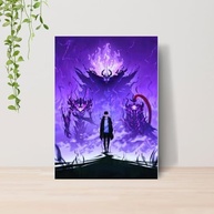 Quadro Solo Leveling Anime A4 - Placa MDF Resistente com Acabamento Premium - imagem 2