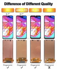Tela Samsung A70: LCD + Touchscreen com Moldura - imagem 2