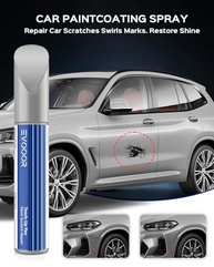Tinta de Retoque para BMW - Caneta Automotiva Preta para Arranhões (Prata Glacial Metálica A83) - imagem 3