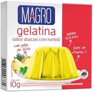 Lowcucar Gelatina Magro C/Sucralose Abacaxi C/Hortela - imagem 1