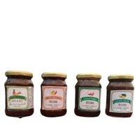 Kit Geleias Artesanais Sabor & Arte – 4 Sabores Exclusivos (Abacaxi com Gengibre, Maracujá com Pimenta, Gengibre, Pimenta) – Naturais e Sem Conservantes – 4 Potes - imagem 2