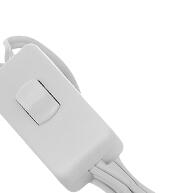 Abajur de Mesa Quadrado Bivolt com Soquete E27 - imagem 1
