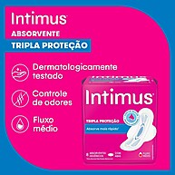 Intimus Tripla Proteção: 32 Absorventes com Abas - imagem 2