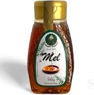 Mel Puro De Abelha Florada Silvestre 340g Tipo Exportação Nosso Mel é envasado puro, direto do produtor/apiário, sem qualquer industrialização! NÃO CONTÉM GLUTEN - imagem 4
