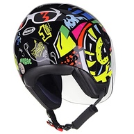 Capacete Peels Freeway King Preto/Color Aberto Moto - Estilo e Segurança! - imagem 4