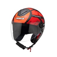 Peels Capacete Moto Aberto Freeway 1ST Preto/Vermelho 60 - imagem 3