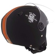 Capacete Aberto Pro Tork New Atomic Skull Riders Preto/Laranja Fosco - Segurança e Estilo para Sua Pilotagem - imagem 5