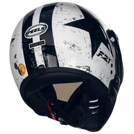 Capacete Aberto Peels F-21 Old Tank Branco/Preto 58: Estilo e Segurança para Sua Moto - imagem 5