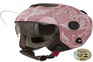 Capacete Aberto Pro Tork New Atomic Highway Dreams Fosco Rosa - Segurança e Estilo - imagem 1