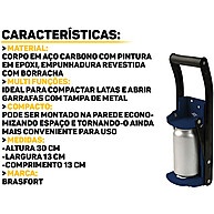 Amassador de Latinhas Brasfort: Compacte e Abra! - imagem 2