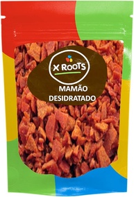 Mamão Desidratado 1kg Embalagem Abre e Fecha - X Roots - imagem 1