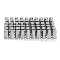 JESONN: Tampas de Porca de Roda Cromadas ABS 33mm com Flange (Kit 20 Unidades) - imagem 1