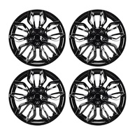 Conjunto 4 Calotas 14 Polegadas ABS Preto - Proteção e Estilo Universal para Carros e SUVs - imagem 2