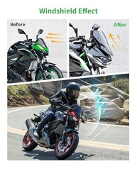 Para-brisa Escuro para Kawasaki Z500 ABS 2024-2025: Proteção e Estilo Premium - imagem 3