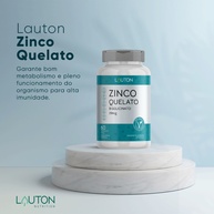 Zinco Quelato 29mg Lauton: Vegano e Alta Absorção - imagem 2