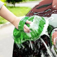 Luva de Microfibra Chenille para Limpeza Automotiva: Brilho e Absorção Superior - imagem 1