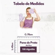 Kit 10 Panos de Prato Atoalhados 100% Algodão - Absorção Máxima e Secagem Rápida 45x70cm - imagem 4