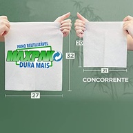 Max Pano de Limpeza Multiuso 80 Unidades - Ultra Absorvente, Reutilizável e Versátil para Casa e Profissional - imagem 4