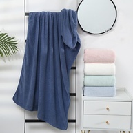 Toalha de Banho Premium Coral Veludo 71x132cm - Microfibra Ultra Absorvente para Banho, Fitness e Yoga - imagem 5