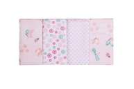Paninho de Boca Karinho Estampado 32x32cm | Fralda 100% Algodão Macia e Absorvente - imagem 1