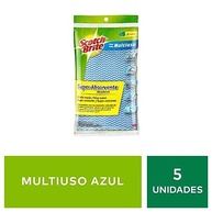 Scotch-Brite Pano Multiuso Azul - 5 Unidades Laváveis e Super Absorventes - imagem 5