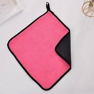 Pacote com 4 Panos de Microfibra Super Absorventes 25,4x25,4cm - Cozinha, Banheiro e Carro - imagem 4