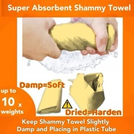 Pano Shammy Premium para Secagem de Carro: 2 Unidades Super Absorventes (66x43cm) - imagem 4