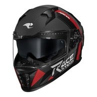 Capacete Race Tech Volt AbstraK com Óculos Integrado - Preto/Vermelho Fosco (Tamanho 62) - imagem 5