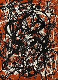 Poster Arte Abstrata Paul Jackson Pollock - Tela ou Papel 51x34cm - imagem 2