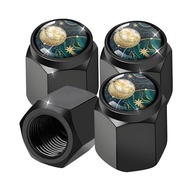Tampas de Válvula de Pneu em Alumínio Cósmico Abstrato: Proteção Universal e Estilo para Seu Veículo - imagem 2