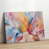 Quadros Decorativos Abstratos 40x60 - Tecido Premium para Quarto e Sala - imagem 4