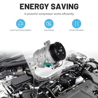 Compressor de Ar Condicionado AC com Embreagem para Nissan March, Micra, Note, Versa 1.6L (2012-2019) e Tiida 1.6/1.8L (2016-2018) - imagem 5