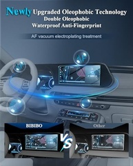 Kit 7 Protetores de Tela BIBIBO para Hyundai Palisade 2023-2025: Tela Touchscreen, Painel e AC - imagem 4