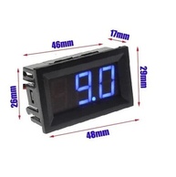 Medidor de Tensão Voltimetro LED Azul 110V-500V AC - Monitoramento Preciso - imagem 3