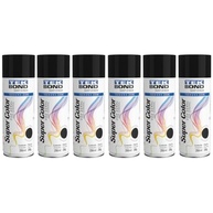 Kit 6 Tintas Spray Preto Fosco TekBond 350ml - Acabamento Profissional para Metais, Madeira e Artesanato - imagem 2
