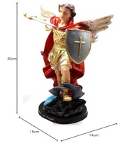 Anjo São Miguel Arcanjo - Escultura em Resina 30 cm com Acabamento Premium - imagem 3