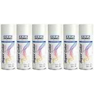 Kit 6 Tintas Spray Branco Fosco TekBond - Acabamento Profissional para Madeira, Metal e Artesanato - imagem 2