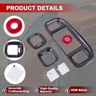 Kit Acabamento Fibra de Carbono para Dodge Challenger/Charger 2015-2024: Painel, Tela DVD e Saídas de Ar - imagem 5
