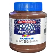 Tinta PVA Cintilante 250ml Chocol 604 - Brilho Intenso e Acabamento Premium - imagem 2