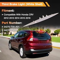 Terceiro Farol de Freio LED Honda CRV 2012-2016 - Segurança e Estilo com Acabamento Branco - imagem 3