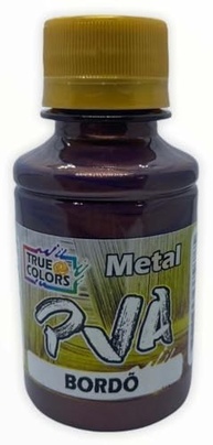 Tinta PVA Metálica BORDO 7951 - 100ml True Colors | Acabamento Brilhante Premium para Artesanato - imagem 2