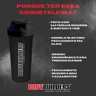 Coqueteleira 600ml: Kit 5x para Academia - imagem 2