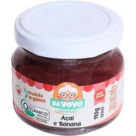 Da Vovó, Papinha infantil de Frutas, 100% Fruta, Orgânica, Sabor Açaí e Banana, 100ml - imagem 4