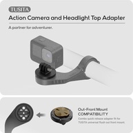 Adaptador TUSITA: Câmera de Ação e Farol para Garmin - Libere seu Guidão! - imagem 3