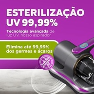 Removedor de Ácaros Aspirador Elétrico com Esterilizador UV - Limpeza Profunda e Sem Fio - imagem 4