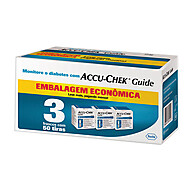 Accu-Chek Guide Tira Teste – 3 Frascos com 50 Unidades | Embalagem Econômica - imagem 1