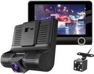 Kit Câmera Veicular E-ACE 3 em 1: Segurança Total com DVR Full HD Frontal, Interna e Traseira - imagem 3