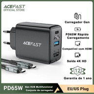 ACEFAST 65W: Carregador GaN + Dock 4K - imagem 1
